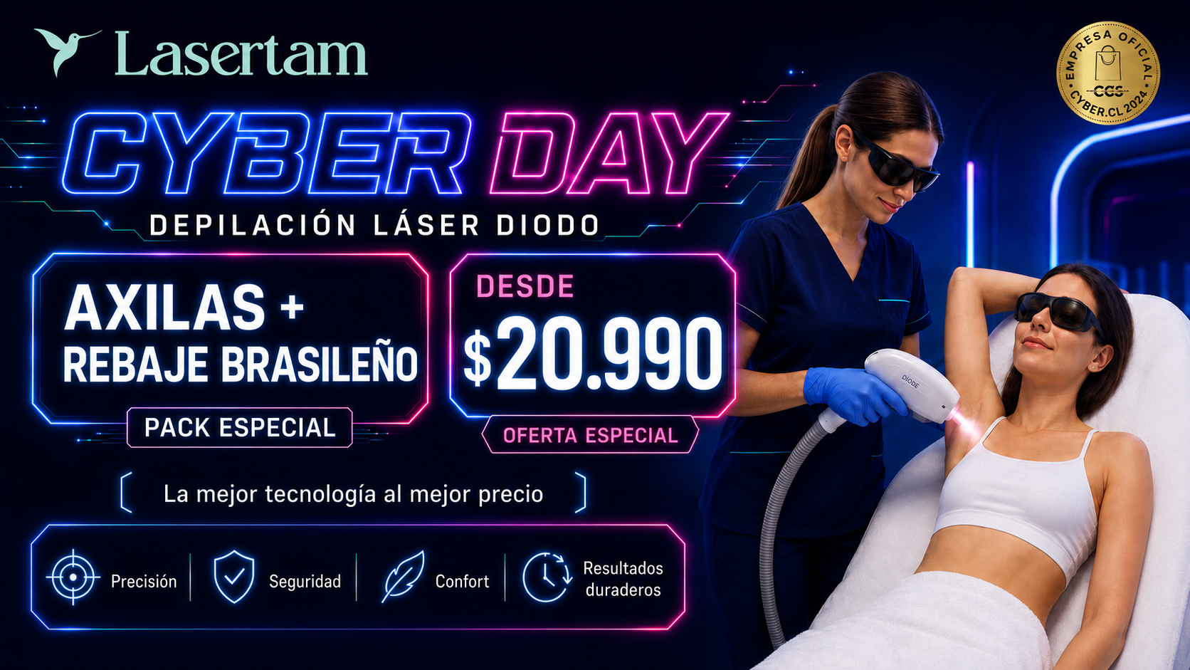 cyber axila mas rebaje